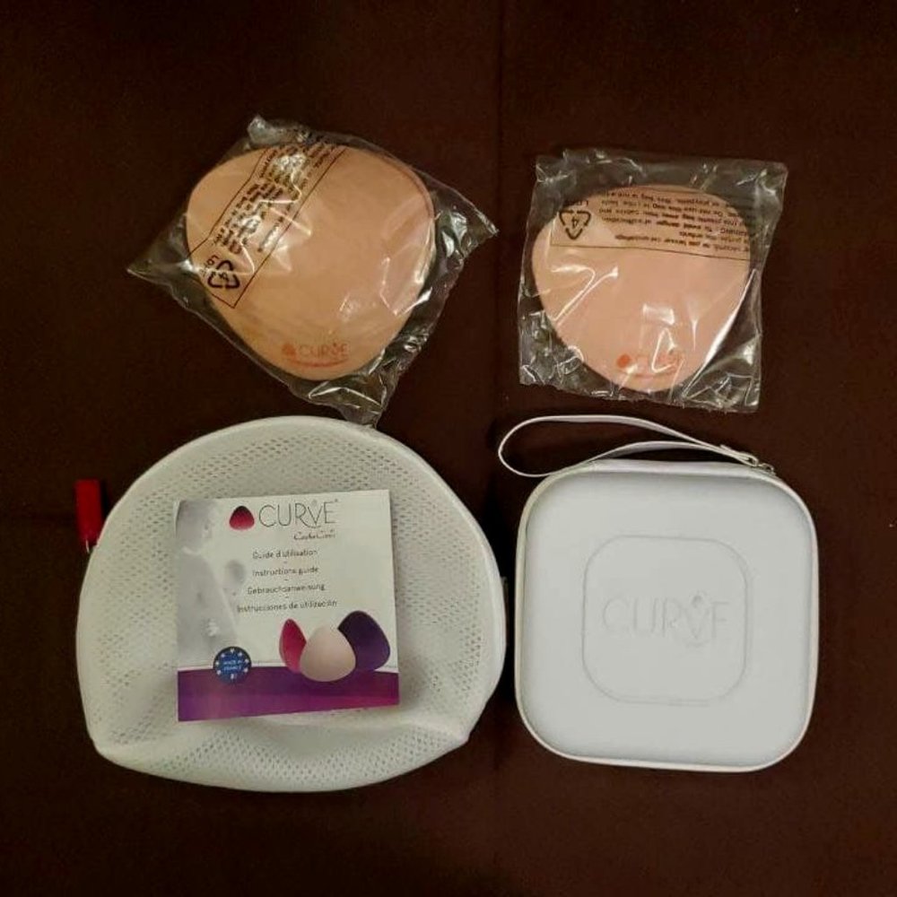 New Curve Nursing Pads Set Night and Day Cache Coeur
